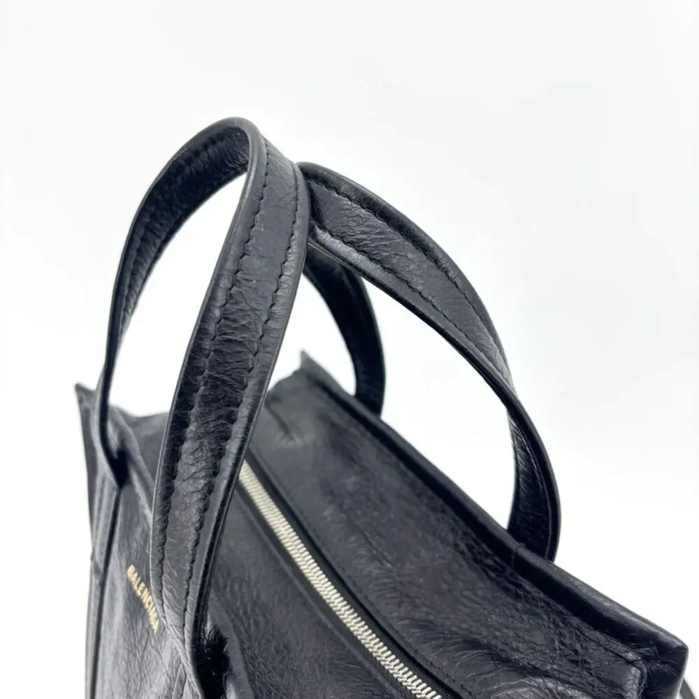 Balenciaga Bazaar Shopper XXS Tote Bag Black
